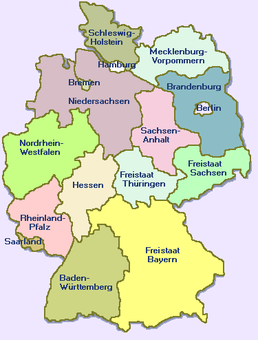 Interactive map of Germany -- Travel through Germany by Region -- http://1800-Germany.com/
