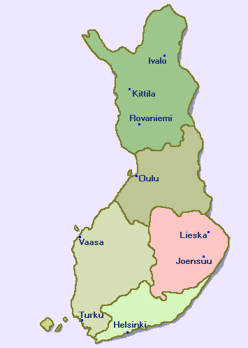 Finland Maps @ 1800-Countries.com