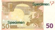 The Back of a 50 Euro Banknote