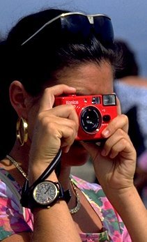 Japanese Tourist in San Marino, copyright Michel Guntern -- Travel Notes.