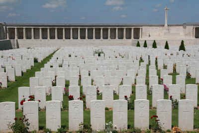 Pozieres Memorial to the Missing on The Somme Battlefields