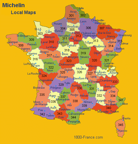 michelin maps france