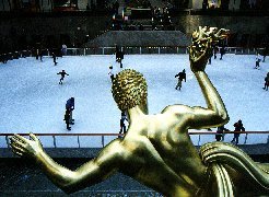 Ice-Skating at The Rockefeller Center - by Phil Raby.