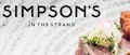 Simpson's in the Strand