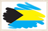 Flag of Bahamas.