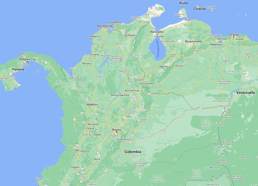 Map of Colombia