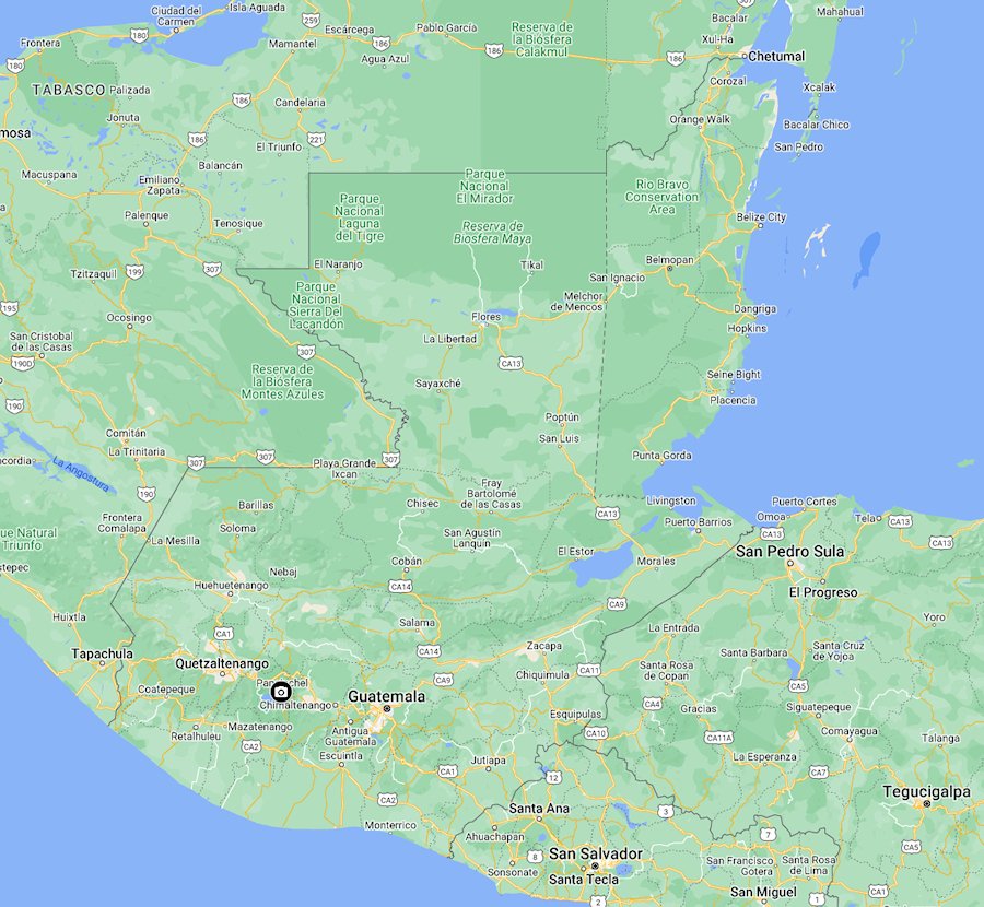 Map of Guatemala