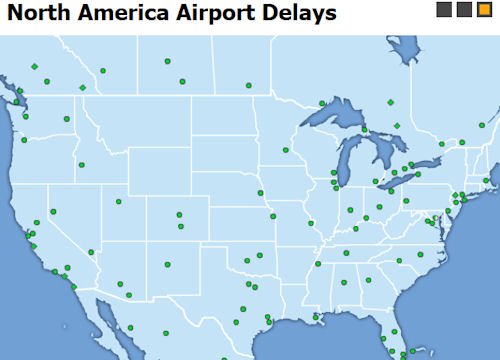 North America Flight Delays