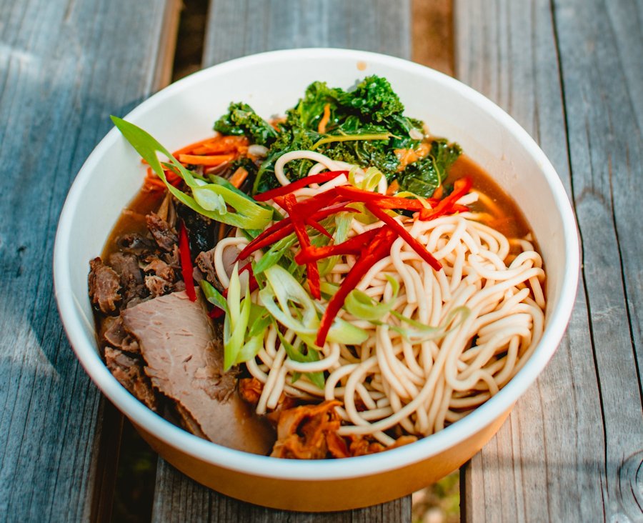 Noodles and Meat